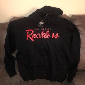 Young & Reckless Hood Size: XL Color: Black and Red
